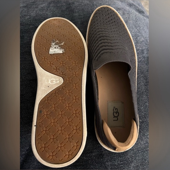 Ugg Alameda Dark Charcoal Gray Slip On Shoes Size 8.5 - Picture 4 of 5